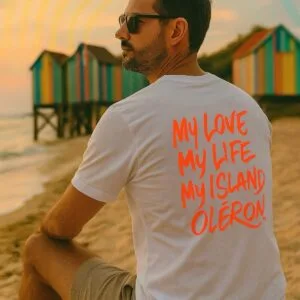 T-shirt Homme col rond - Logo Coloré