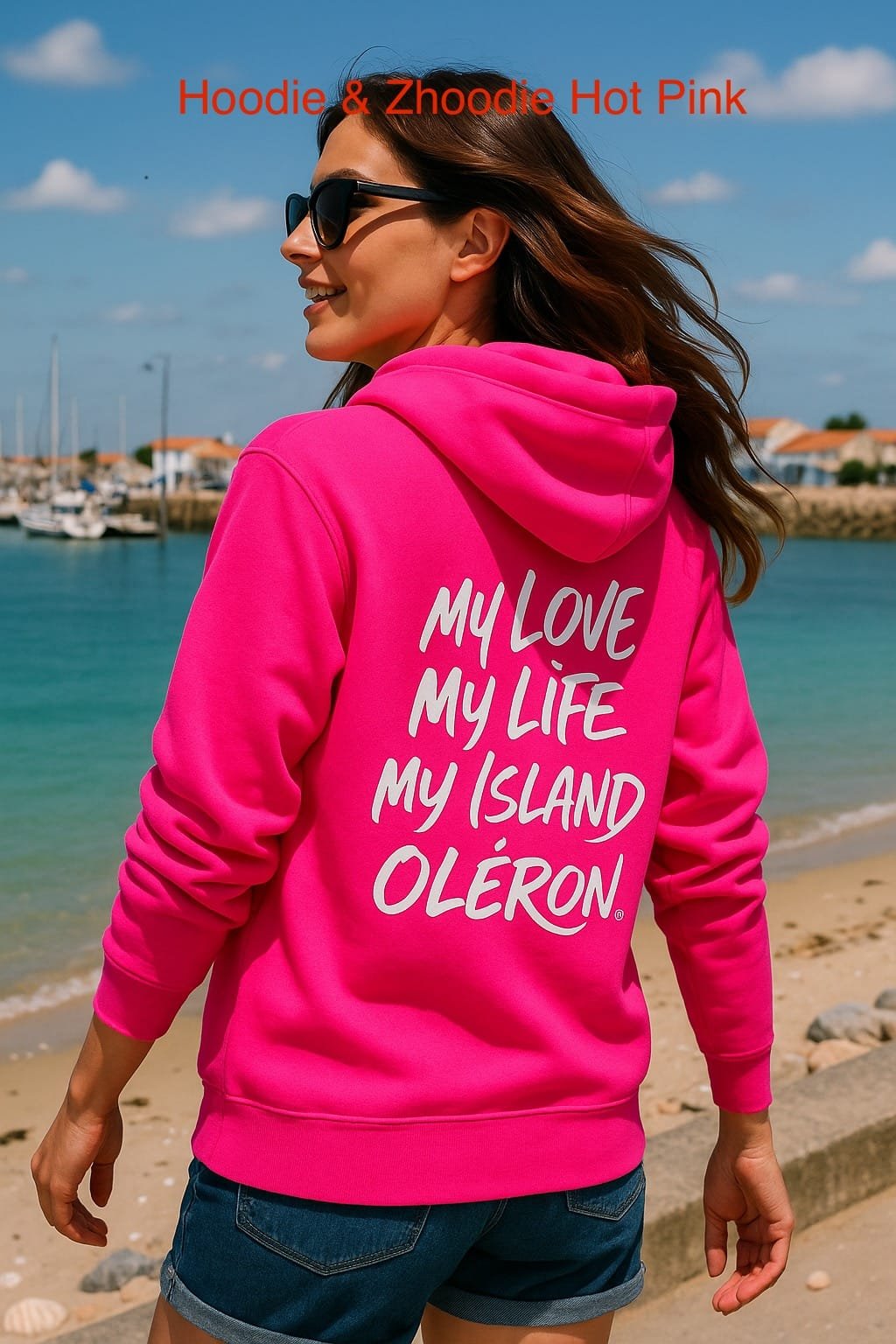 Hoodie et Zhoodie Rose Pink